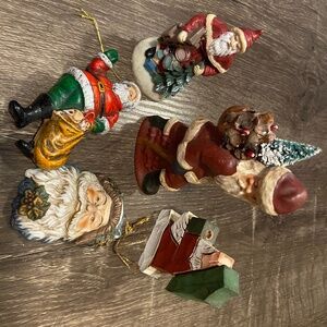 Vintage Santa Christmas Decorations & Ornaments